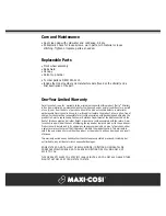 Предварительный просмотр 10 страницы Maxi-Cosi PERLE 01443 User Manual