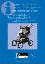 Maxi-Cosi Quinny Instructions For Use & Warranty preview