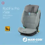 Maxi-Cosi RodiFix Pro i-Size Manual preview