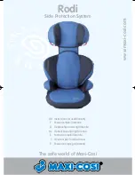 Maxi-Cosi safety seat Manual preview
