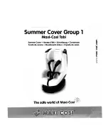 Maxi-Cosi SUMMER COVER GROUP 1 Manual preview