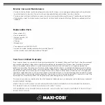 Предварительный просмотр 12 страницы Maxi-Cosi TR426 User Manual