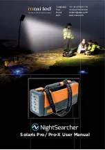 Maxi Led NightSearcher Solaris Pro User Manual preview