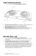 Preview for 6 page of Maxi-matic Elite Cuisine EDB-302SS Instruction Manual