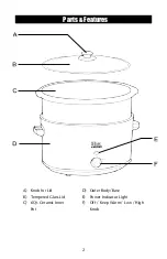 Preview for 3 page of Maxi-matic Elite Cuisine MST-600FB Instruction Manual