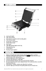 Preview for 4 page of Maxi-matic Elite EGL-139 Instruction Manual