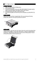 Preview for 5 page of Maxi-matic Elite EGL-139 Instruction Manual