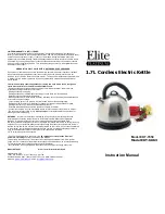 Maxi-matic Elite Platinum EKT-7050 Instruction Manual preview