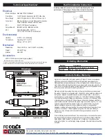 Предварительный просмотр 2 страницы MaxiiNet Vi30005W Installation