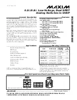 Maxim Integrated MAX4684 Series General Description Manual preview