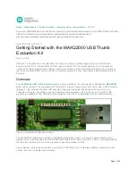 Preview for 1 page of Maxim Integrated MAXQ2000 Getting Started