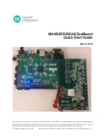 Preview for 1 page of Maxim Integrated MAXREFDES3 Quick Start Manual