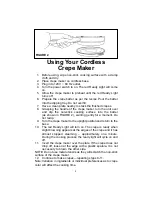 Preview for 5 page of Maxim CM5C Use And Care Manual