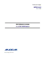 Maxim HFRD-34.0 Reference Manual предпросмотр