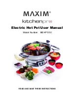 Maxim kitchenpro MEHP1350 User Manual предпросмотр