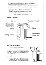 Предварительный просмотр 3 страницы Maxim kitchenpro MHWD25B Product Use, Care And Service Warranty Instructions