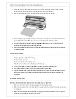 Preview for 7 page of Maxim Kitchenpro VS150 User Manual