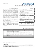 Preview for 1 page of Maxim MAX11835 Manual