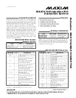 Preview for 1 page of Maxim MAX1415 Specification Sheet