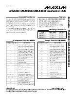 Preview for 1 page of Maxim MAX2654 Manual