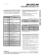 Preview for 1 page of Maxim MAX3866 Quick Start Manual