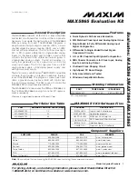 Preview for 1 page of Maxim MAX5863 Manual