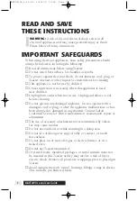 Preview for 2 page of Maxim MAXT2W Use And Care Manual