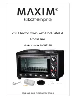 Maxim MOHP28R Instructions Manual preview