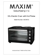 Maxim MOHP30 Instructions Manual preview