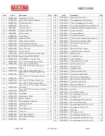 Предварительный просмотр 21 страницы Maxim MRT190H Owner'S Manual