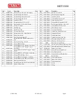 Предварительный просмотр 22 страницы Maxim MRT190H Owner'S Manual