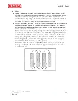 Предварительный просмотр 29 страницы Maxim MRT190H Owner'S Manual