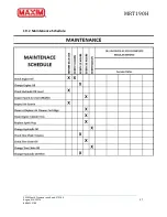 Предварительный просмотр 37 страницы Maxim MRT190H Owner'S Manual