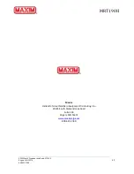 Предварительный просмотр 42 страницы Maxim MRT190H Owner'S Manual