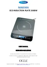Maxima 2000W User Manual preview