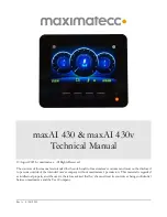 Предварительный просмотр 1 страницы maximatecc maxAI 430 Technical Manual