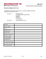 Preview for 3 page of MAXIMATOR RM350 Installation And Comissioning Manual