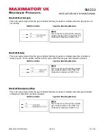 Preview for 10 page of MAXIMATOR RM350 Installation And Comissioning Manual