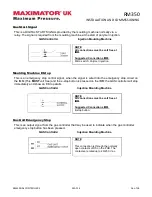 Preview for 16 page of MAXIMATOR RM350 Installation And Comissioning Manual