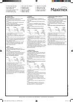 Preview for 3 page of Maximex 8317500 Instructions For Use