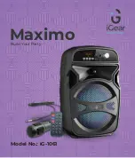 Предварительный просмотр 1 страницы maximo iG-1061 Quick Start Manual