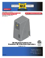 Предварительный просмотр 48 страницы Maximum Controls MAX 1500 PRO Installation Manual