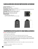 Предварительный просмотр 4 страницы Maximum Controls MAX MEGATRON 2500 Installation And Owner'S Manual