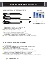 Предварительный просмотр 2 страницы Maximum Controls MAX Ultra Arm Manual