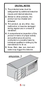 Preview for 5 page of MAXIMUM Security CURTAIN-Mini Operating & Installation Manual