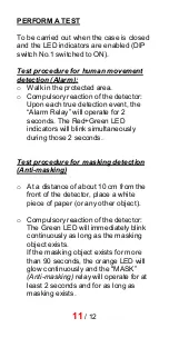 Preview for 11 page of MAXIMUM Security CURTAIN-Mini Operating & Installation Manual