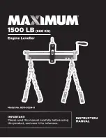 Maximum 009-0224-0 Instruction Manual preview