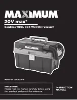 Maximum 054-0291-8 Instruction Manual preview