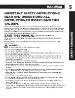 Preview for 5 page of Maximum 054-0291-8 Instruction Manual