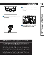 Preview for 17 page of Maximum 054-0291-8 Instruction Manual